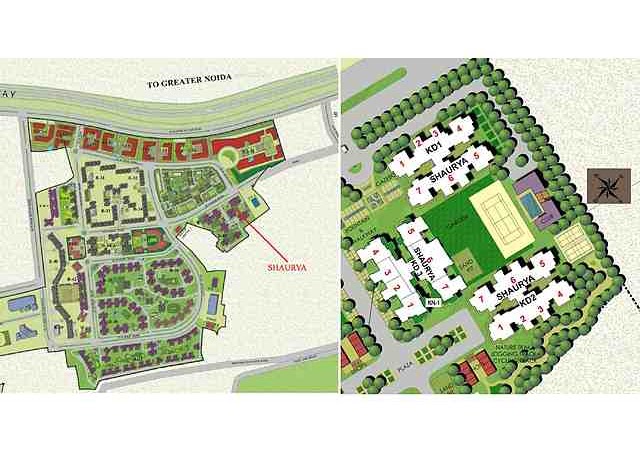 3 BHK + Servant Room 1865 Sq.Ft. Apartment in Jaypee Klassic Shaurya