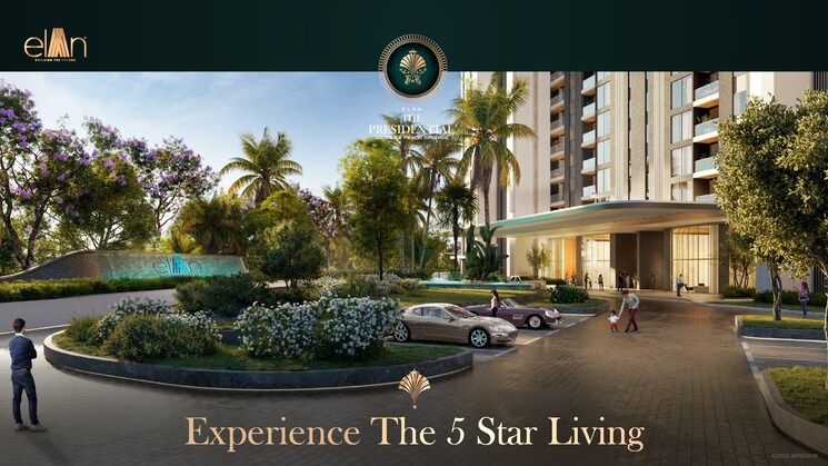Exterior View, elan-the-presidential 4 Bedroom 3395 Sq.Ft. Apartment In Sector 106 Gurgaon 8748428