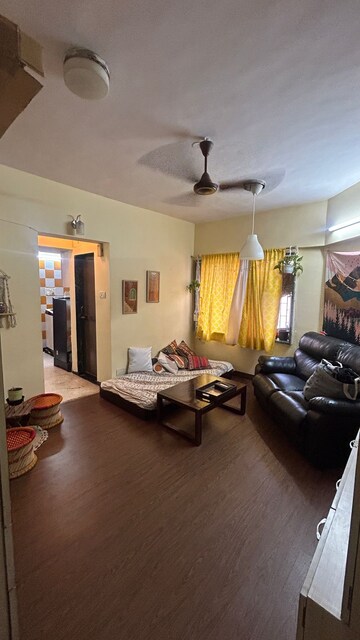 Living Room in 1 BHK Apartment at Greenfield Rocks CHS, Jogeshwari East – for Rent