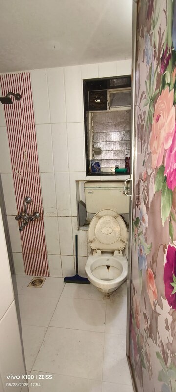 Bathroom in 1 BHK Apartment at Sai Anand CHS, Andheri East – for Rent