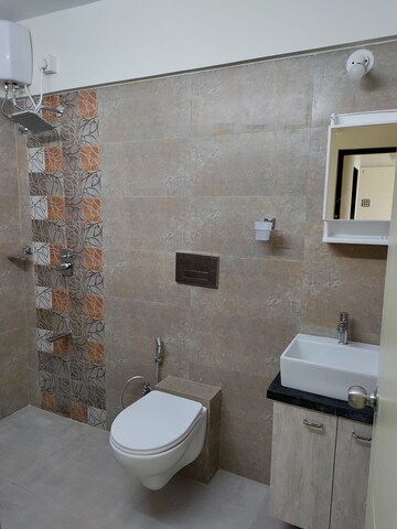 Bathroom in 2 BHK Apartment at Bina Apartment Amboli, Amboli – for Rent
