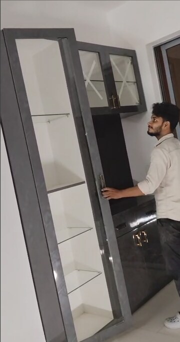 Staircase in 3 BHK Apartment at Godrej Seven, Joka – for Rent