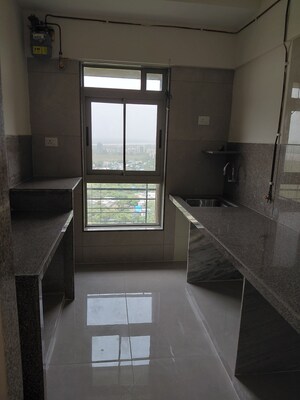 Kitchen in 3 BHK Apartment at Gurukrupa Marina Enclave, Malad West – for Sale