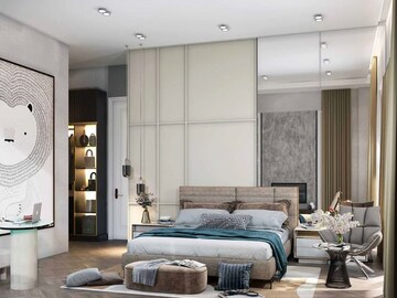 Living Room in 4 BHK Apartment at Whiteland The Aspen, Sector 76 – for Sale