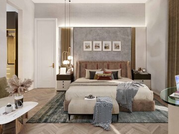 Living Room in 4 BHK Apartment at Whiteland The Aspen, Sector 76 – for Sale