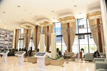 Living Room in 4 BHK Apartment at Prestige Jasdan Classic, Mahalaxmi – for Sale