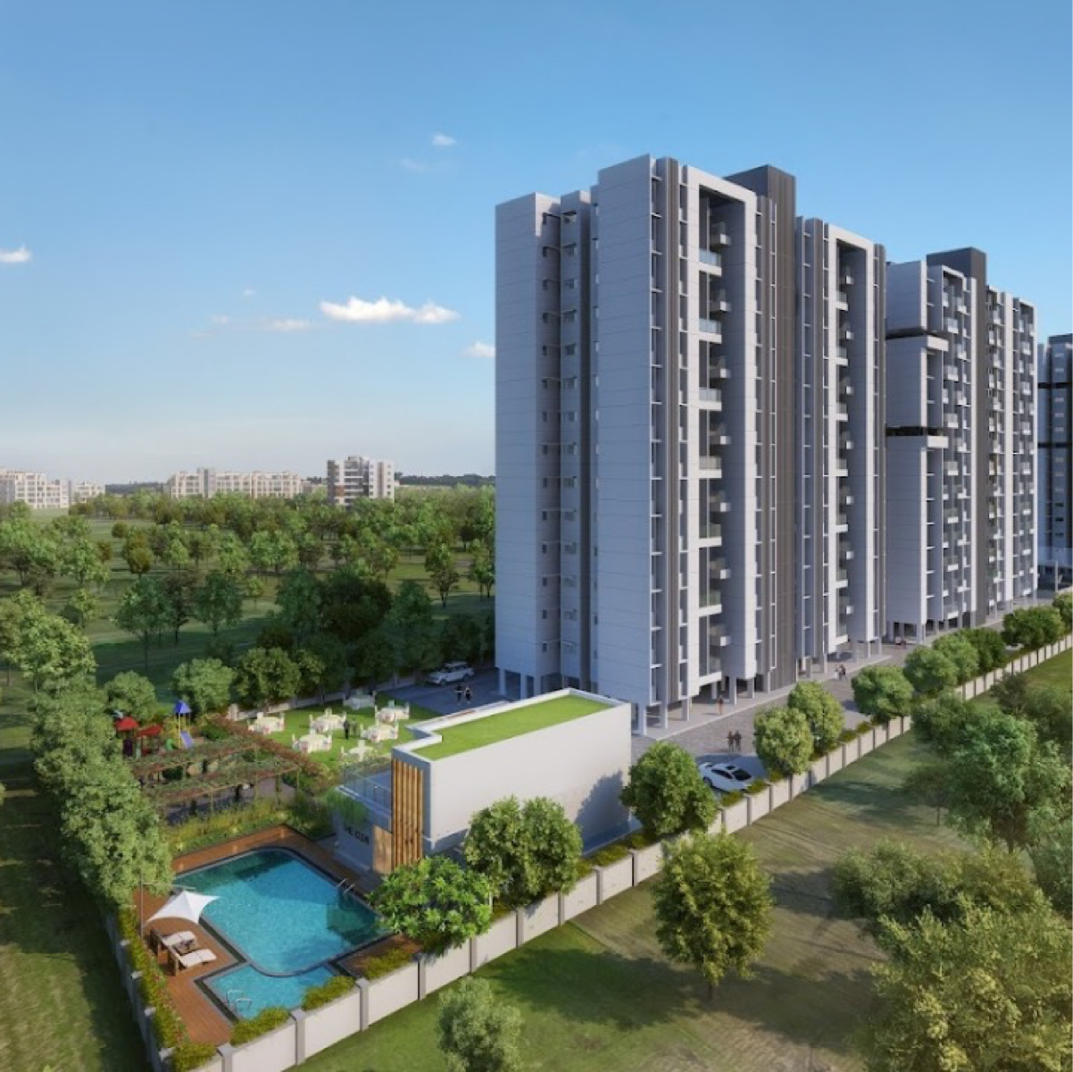 1 BHK + Pooja Room 440 Sq.Ft. Apartment in Pharande Kairosa