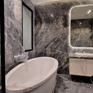 Bathroom in 4 BHK Builder Floor at Sushant Lok I – for Sale