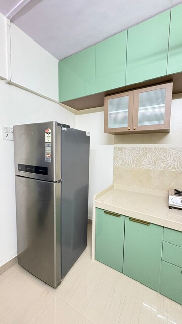 Kitchen in 2 BHK Apartment at Hiranandani Garden Blue Bell, Powai – for Rent