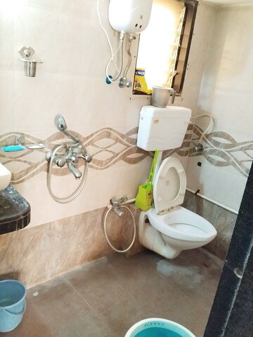 Bathroom in 2 BHK Apartment at Agarwal Lifestyle, Virar West – for Rent