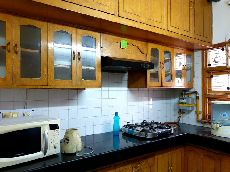 Kitchen, new-saraswati-cghs 3 Bedroom 1450 Sq.Ft. Apartment In Rohini Sector 9 Delhi 8748643