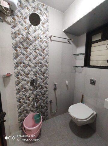 Bathroom in 2 BHK Apartment at Sethia Imperial Avenue, Malad East – for Rent