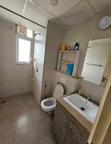 Bathroom in 4 BHK Apartment at Conscient Heritage Max, Sector 102 – for Rent