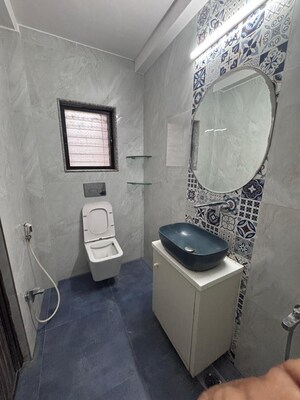 Bathroom in 3 BHK Apartment at Parth Dimple Heights, Kandivali East – for Sale