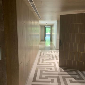Building Lobby in 4 BHK Builder Floor at Gulmohar Park – for Sale