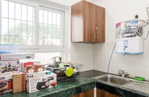 Kitchen in 3 BHK Builder Floor at BPTP Elite Floors, Sector 83 – for Sale