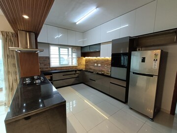 Kitchen in 4 BHK Apartment at LnT Raintree Boulevard, Hebbal – for Rent