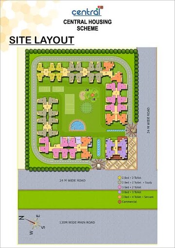 Master Plan in 3 BHK Apartment at Victoryone Central, Sector 12 Greater Noida – for Sale