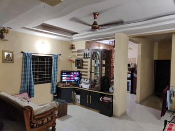 Living Room in 1 BHK Independent House at Wadgaon Sheri – for Rent