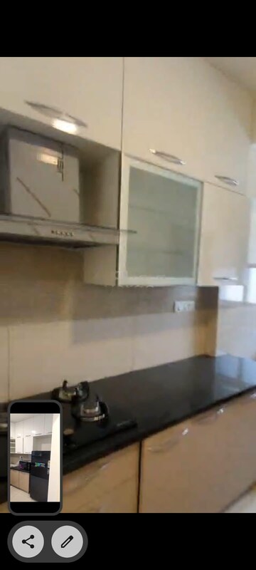 Kitchen in 3 BHK Apartment at Prestige Finsbury Park Regent, Bagaluru  – for Rent