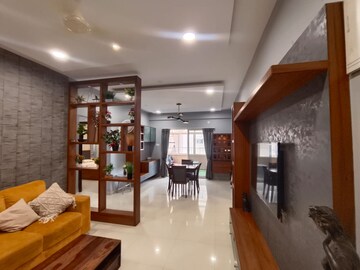 Living Room in 3 BHK Apartment at Raheja Vistas, Nacharam – for Rent