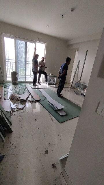Living Room in 3 BHK Apartment at Eldeco Live By The Greens, Sector 150 – for Rent