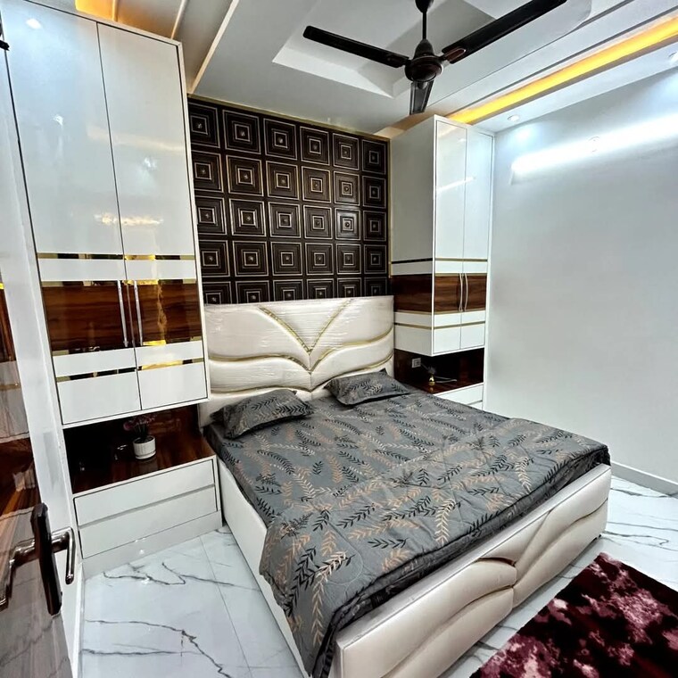 Master Bedroom, sa-homes-i 3.5 Bedroom 913 Sq.Ft. Builder Floor In Uttam Nagar Delhi 8749180