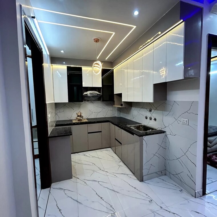 Kitchen, sa-homes-i 3.5 Bedroom 913 Sq.Ft. Builder Floor In Uttam Nagar Delhi 8749180