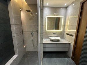 Bathroom in 4 BHK Builder Floor at Sagavi Apartment, Sector 55 – for Sale