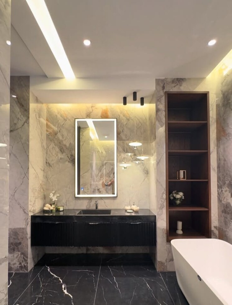 Bathroom, sector 19 3.5 Bedroom 2700 Sq.Ft. Builder Floor In Sector 19 Faridabad 8749248