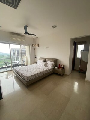 Living Room in 3 BHK Apartment at Lodha Belmondo, Gahunje – for Sale