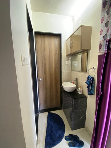 Bathroom in 1 BHK Apartment at Mohannagar CHS, Baner – for Rent