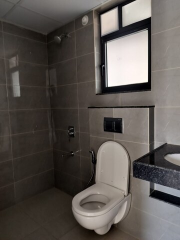 Bathroom in 2 BHK Apartment at Shapoorji Pallonji Sensorium, Hinjewadi – for Rent