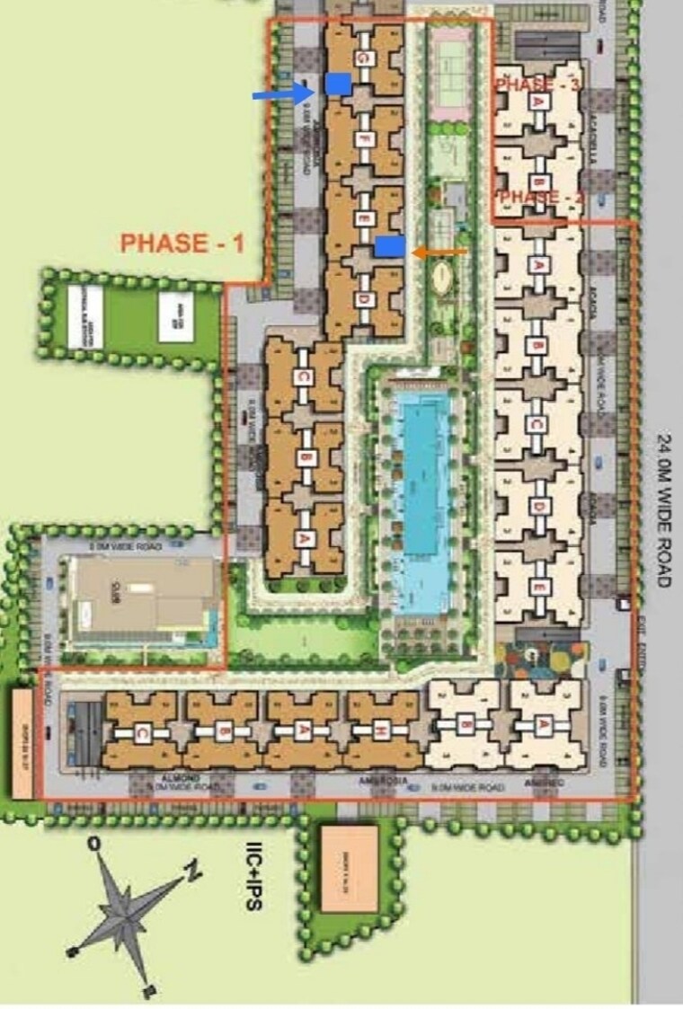 Master Plan, omaxe-residency-ii 3 Bedroom 1575 Sq.Ft. Apartment In Gomti Nagar Lucknow 8749595
