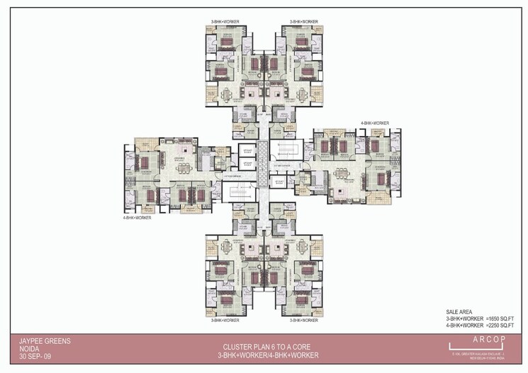 Master Plan, jaypee-klassic-shaurya 3 Bedroom 1370 Sq.Ft. Apartment In Sector 134 Noida 8749850