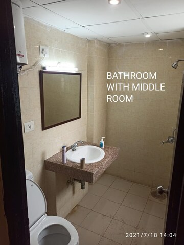 Bathroom in 2.5 BHK Apartment at Logix Blossom County, Sector 137 – for Rent