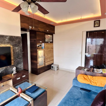 Living Room in 2 BHK Apartment at Romell Empress, Ic Colony – for Sale