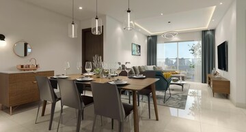 Living Room in 3 BHK Apartment at IRA Moon Glade, Narsingi – for Sale