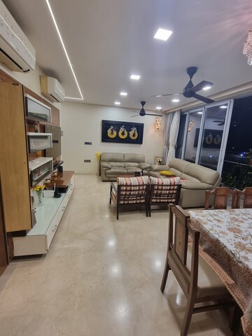 Living Room in 3 BHK Apartment at Oberoi Exquisite Goregaon, Goregaon East – for Rent