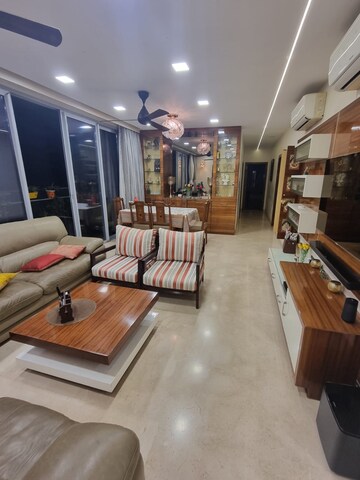 Living Room in 3 BHK Apartment at Oberoi Exquisite Goregaon, Goregaon East – for Rent