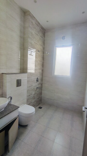 Bathroom in 3 BHK Builder Floor at Hong Kong Bazaar, Sector 57 – for Rent