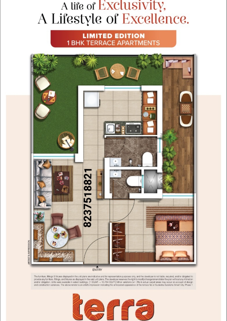 1 BHK Apartment For Sale in Conceptual Suraksha Smart City Phase I