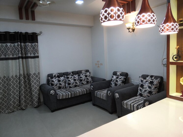 Living Room, rama-fusion-towers 2 Bedroom 1000 Sq.Ft. Apartment In Hinjewadi Pune 8751186