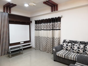Living Room in 2 BHK Apartment at Rama Fusion Towers, Hinjewadi – for Rent