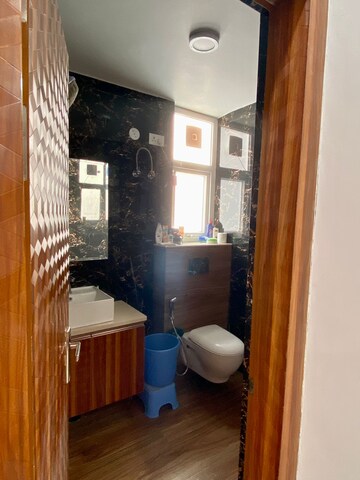 Bathroom in 3 BHK Builder Floor at Ram Shanti Apartment, Sector 52 – for Rent
