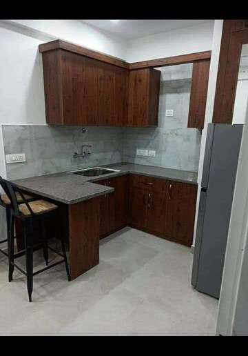 Kitchen in 1 BHK Builder Floor at Ansal Sushant Lok I, Sector 43 – for Rent