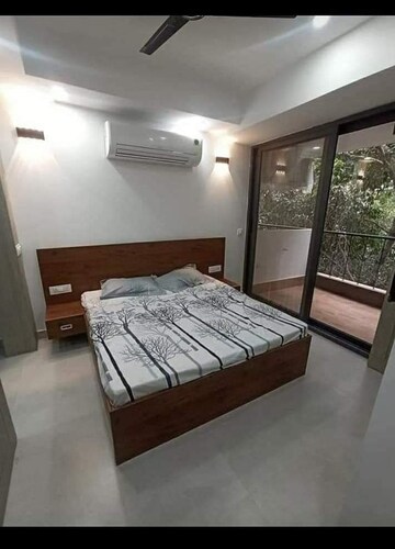 Bedroom in 1 BHK Builder Floor at Ansal Sushant Lok I, Sector 43 – for Rent
