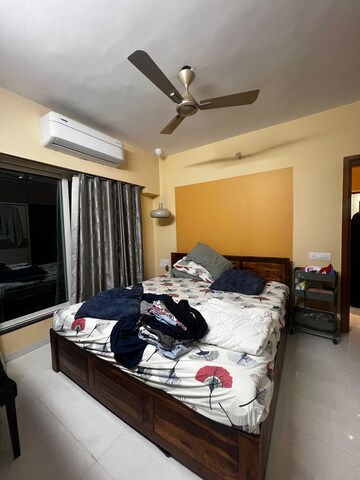 Bedroom in 1 BHK Apartment at Gurukrupa Marina Enclave, Malad West – for Rent