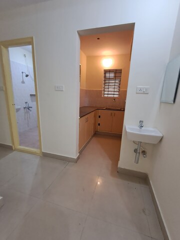 Kitchen in 1 BHK Builder Floor at Hsr Layout – for Rent
