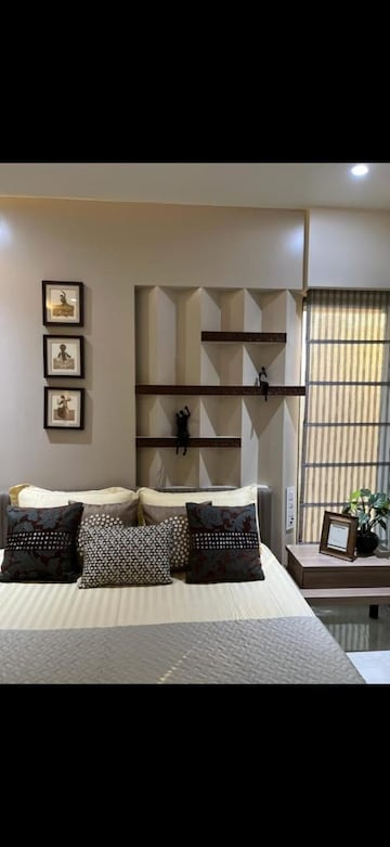 Living Room in 3 BHK Apartment at Gurukrupa Marina Enclave, Malad West – for Rent